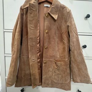 Rumored Yellowstone Light Brown Suede Jacket